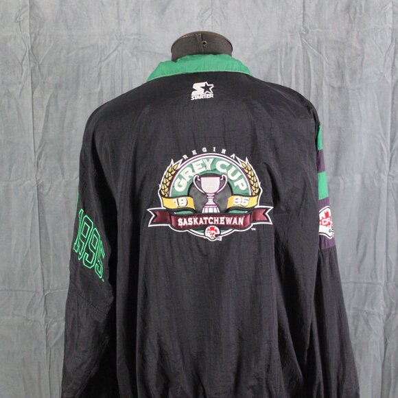 Vintage CFL Jacket - Gery Cup 1995 By Starter - Men's 2XL - Picture 6 of 11